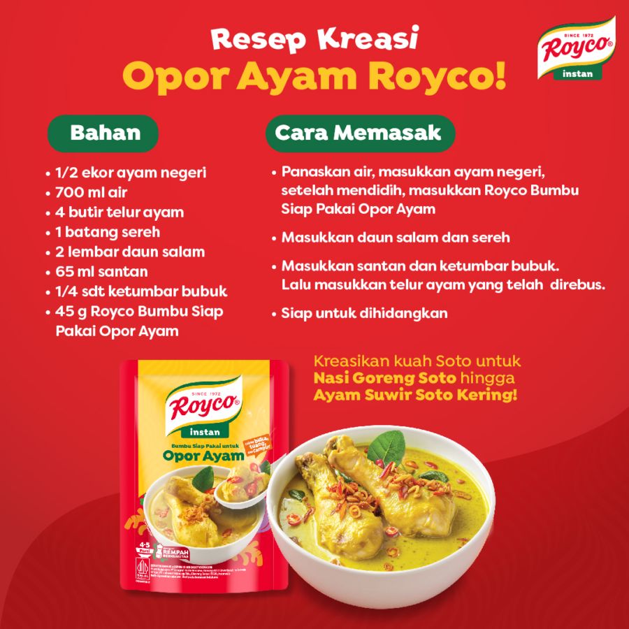 Royco Bumbu Instan Opor 45 G 45gram