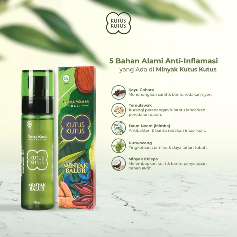 Kutus Kutus Minyak Balur Kesehatan 100ml