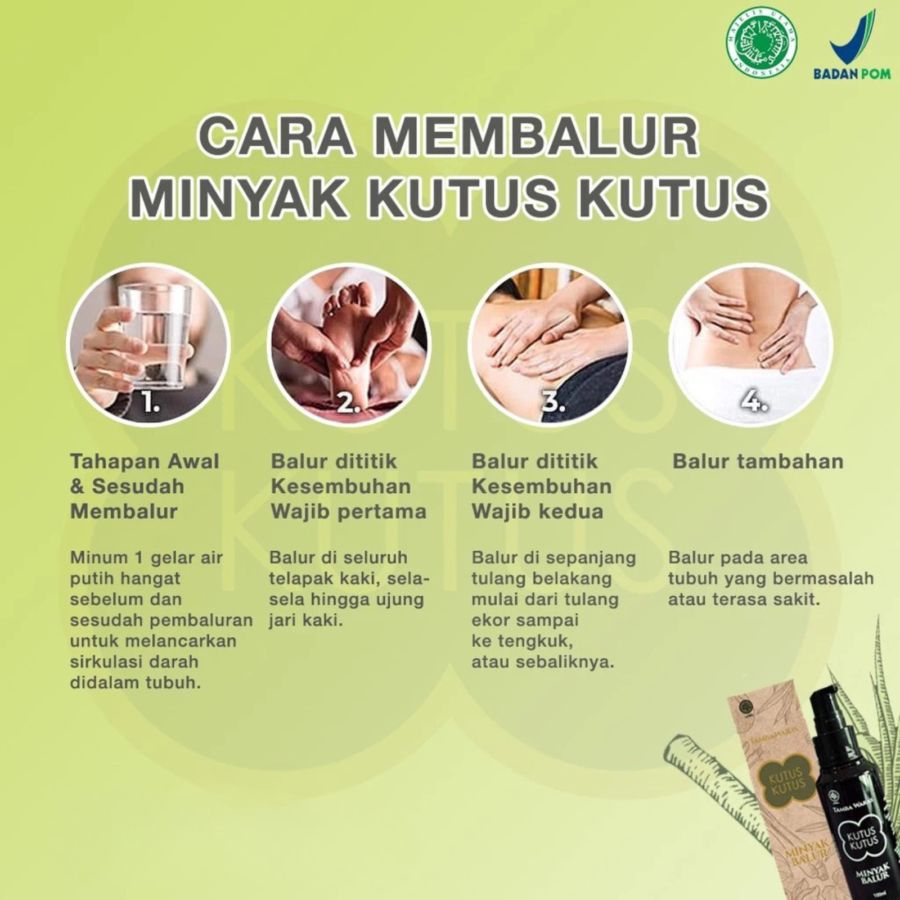 Kutus Kutus Minyak Balur Kesehatan 100ml