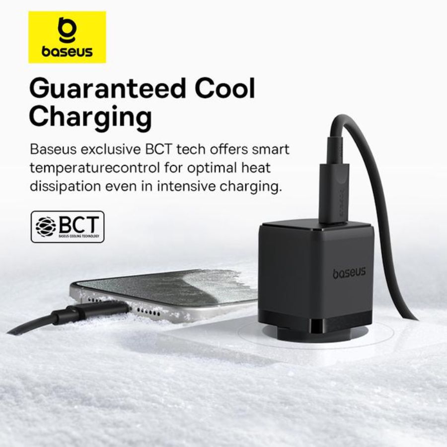  Baseus Palm Fast Charger C+U 30W EU Cluster Black