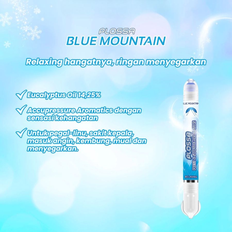 Plossa Blue Mountain Minyak Angin 10ml