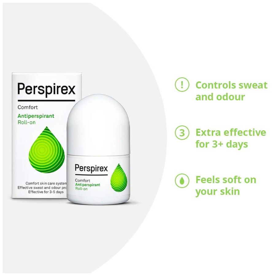 Perspirex Comfort Antiperspirant Deodorant Roll On 5ml