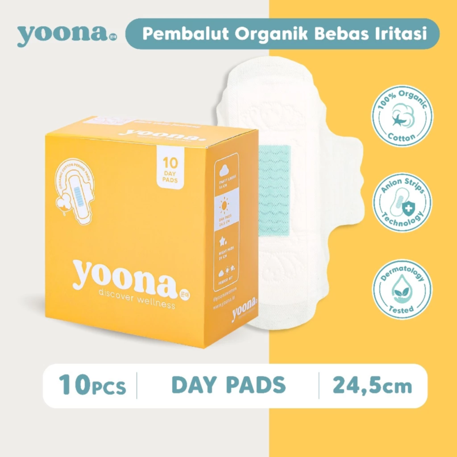Yoona Day Pad 24,5 cm Pembalut Kewanitaan 10pads