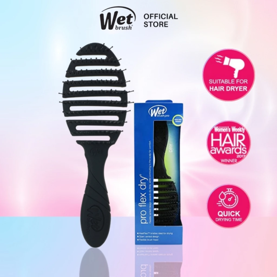 The Wet Brush Pro Flex Dry Black 1pcs