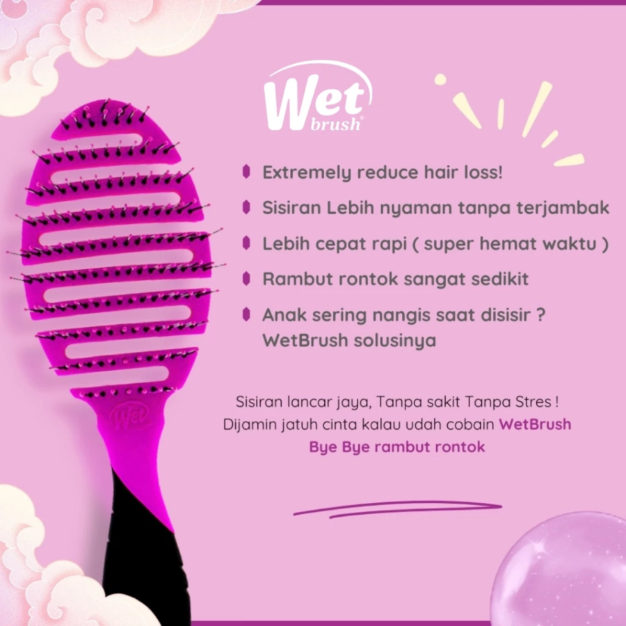 The Wet Brush Pro Flex Dry Black 1pcs