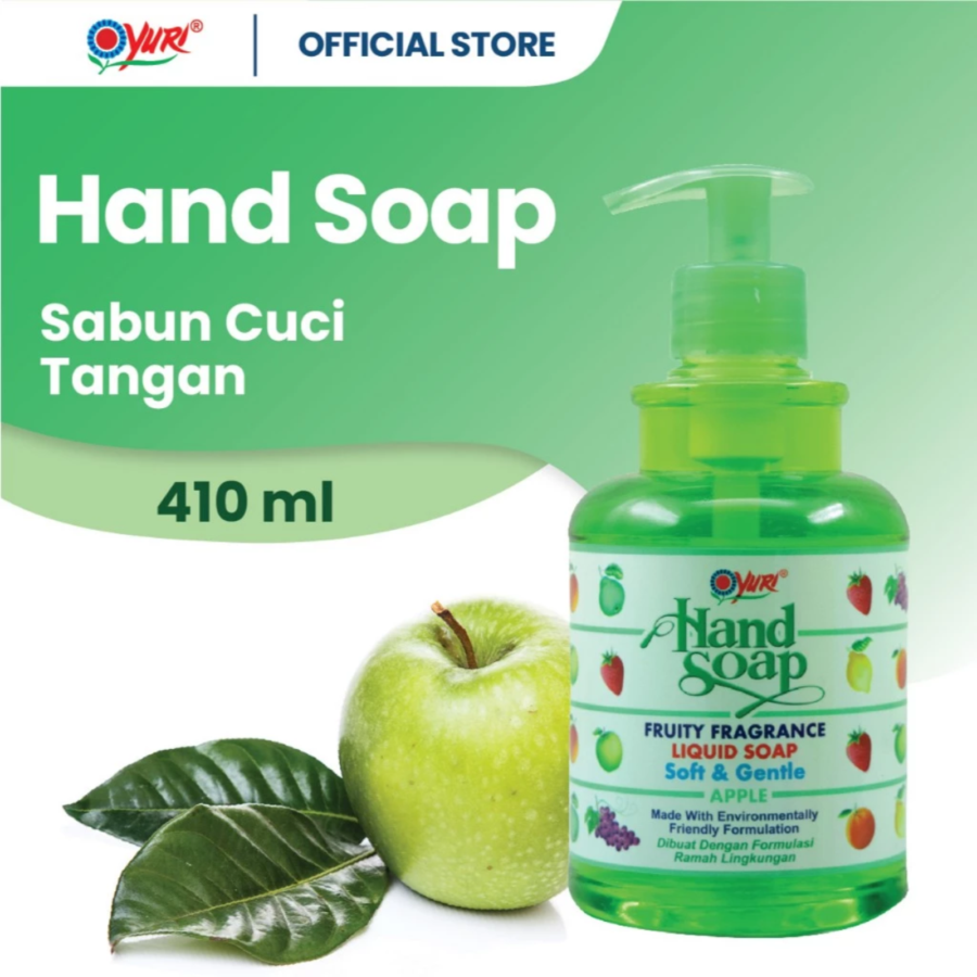 Yuri Apple Hand Soap Botol 410ml