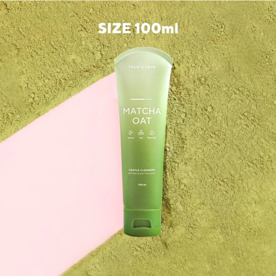 True to Skin Matcha Oat Gentle Cleanser Face Wash 100ml