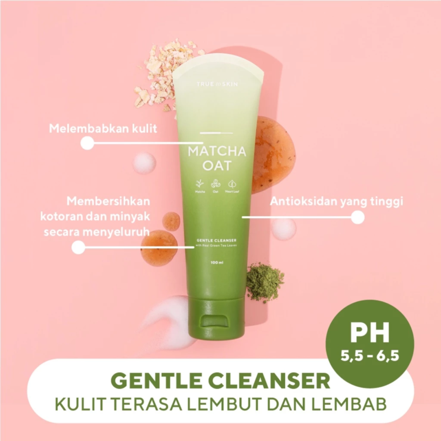 True to Skin Matcha Oat Gentle Cleanser Face Wash 15ml
