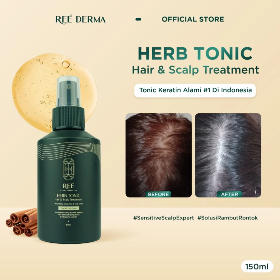 Ree Derma Wellness Herb Tonic Hair & Scalp Treatment 150ml