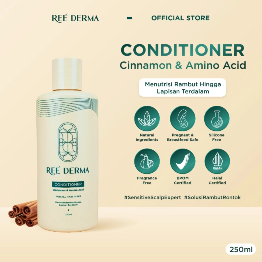 Ree Derma Wellness Cinnamon & Amino Acid Conditioner 250ml