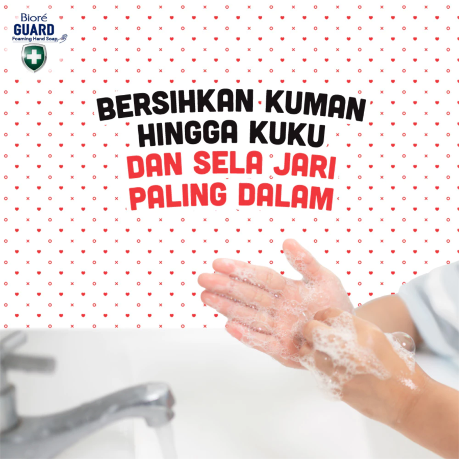 Biore Guard Fruity Antibacterial Foaming Hand Soap Pouch 250ml