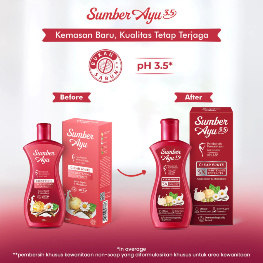 Sumber Ayu Daun Sirih Clear White 90ml