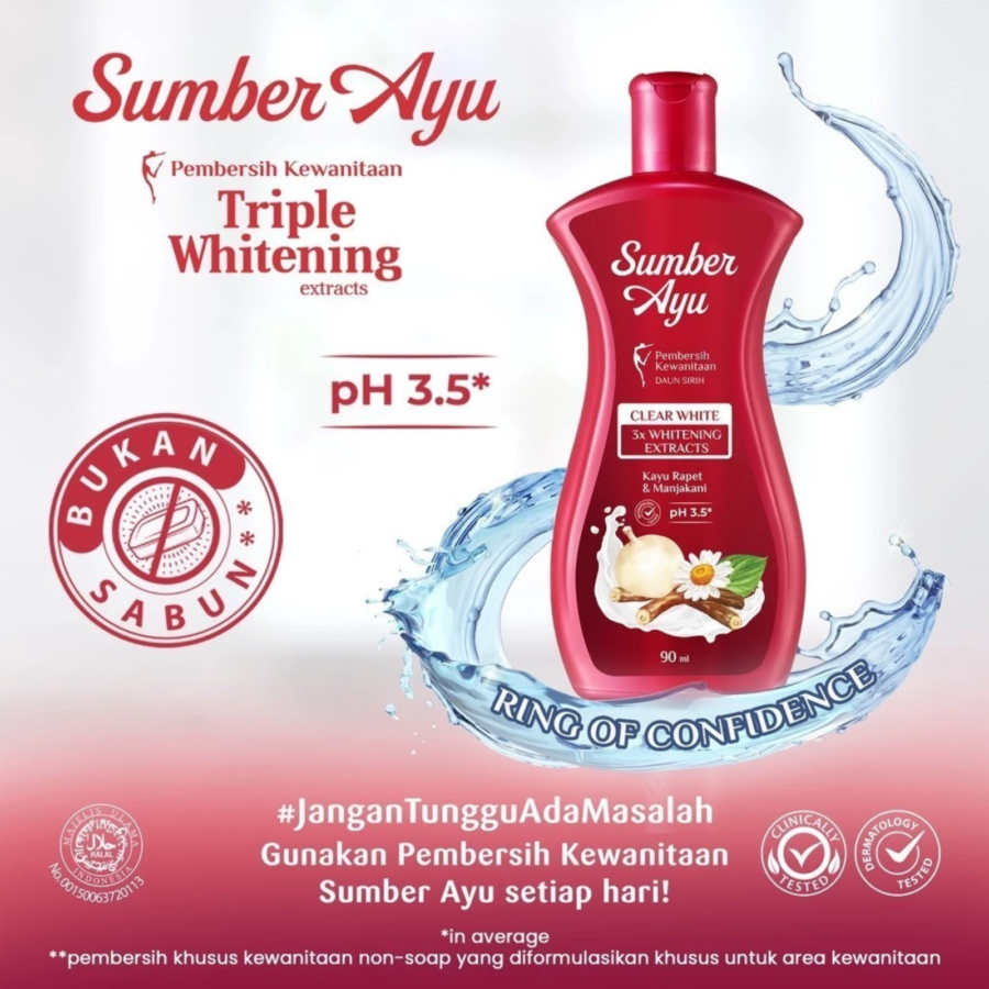 Sumber Ayu Daun Sirih Clear White 90ml