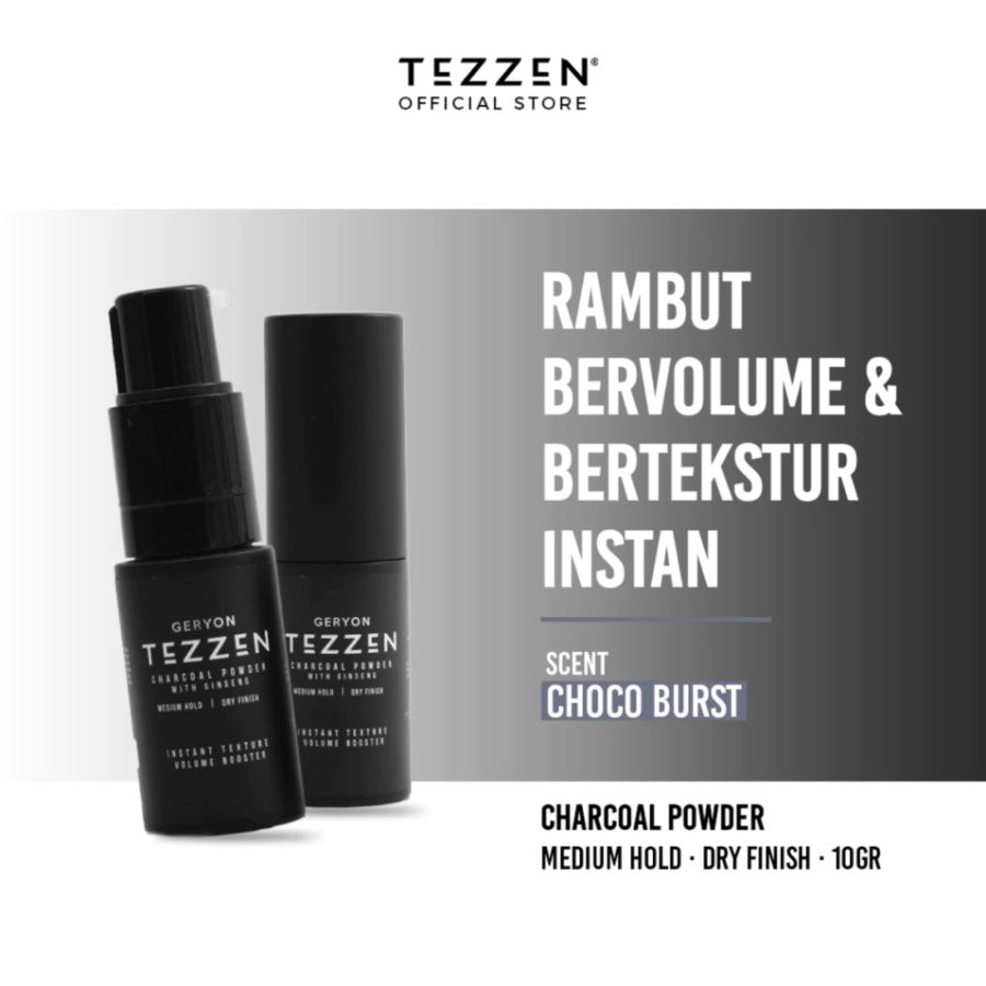 Tezzen Geryon Charcoal Hair Powder 7.5gram 1pcs