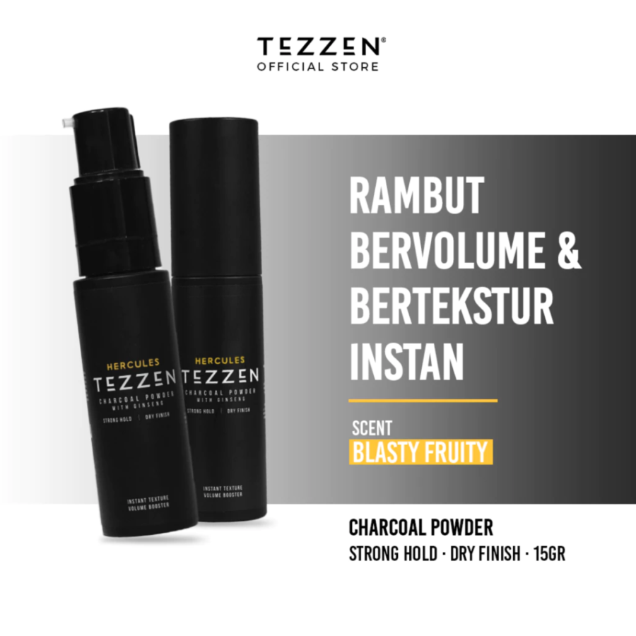Tezzen Hercules Charcoal Hair Powder 15gram