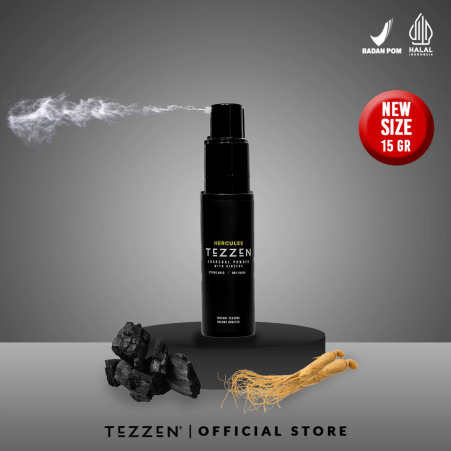 Tezzen Hercules Charcoal Hair Powder 15gram