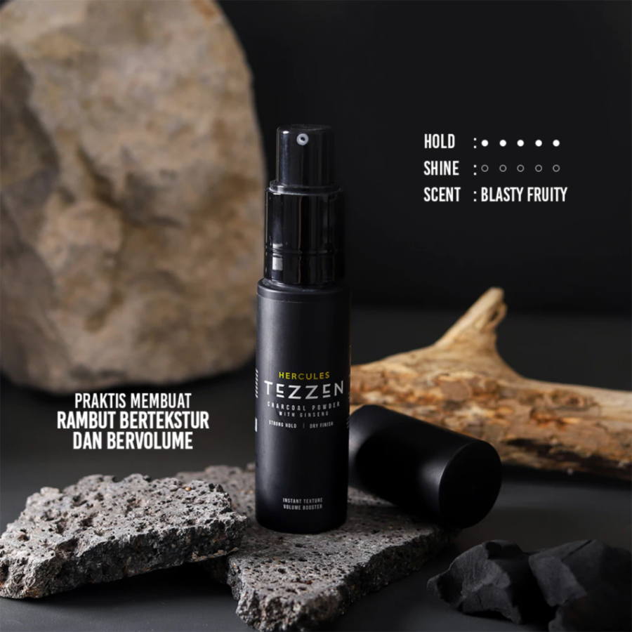 Tezzen Hercules Charcoal Hair Powder 15gram