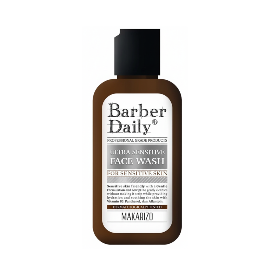 Barber Daily Ultra Sensitive Face Wash Bottle 100ml