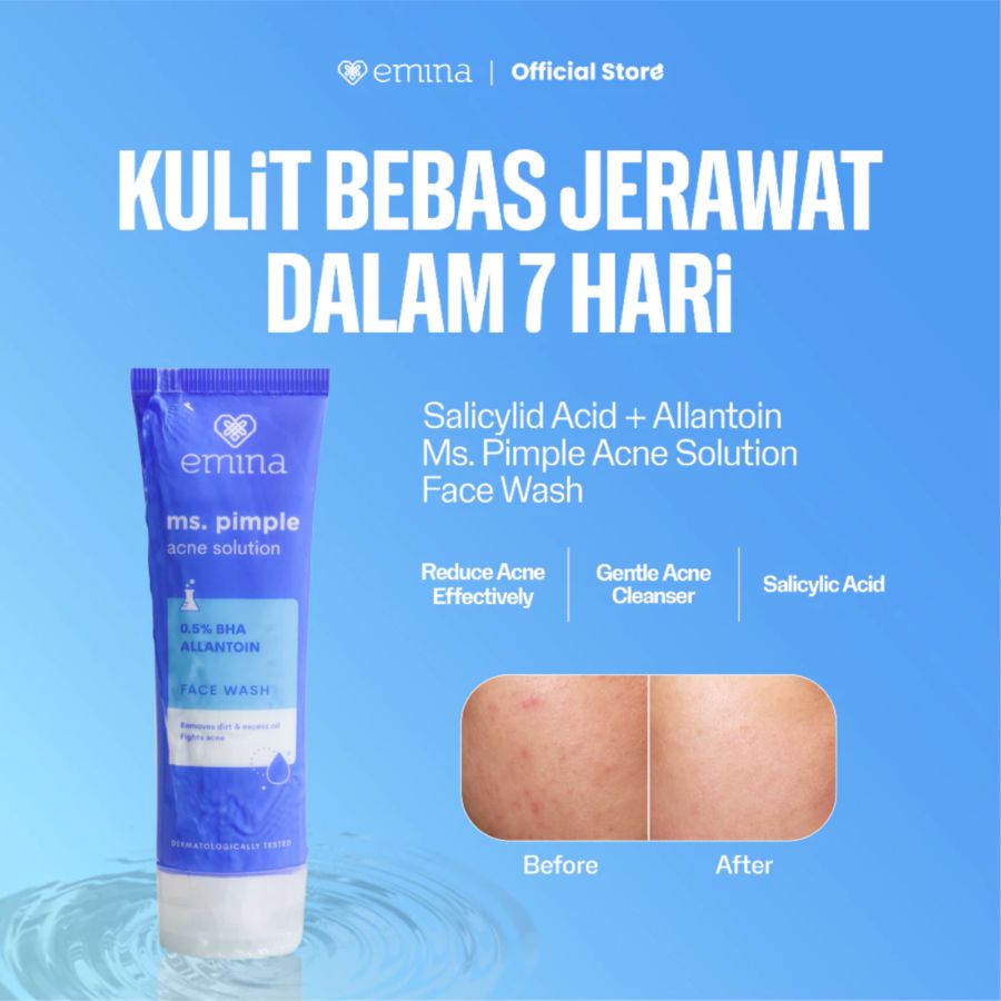 Emina Ms. Pimple Acne Solution Face Wash 50ml