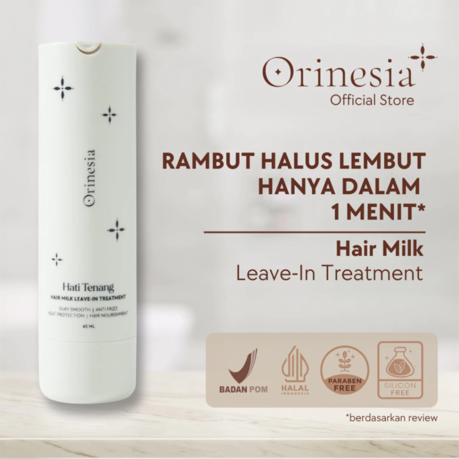 Orinesia Hati Tenang Hair Milk Leave In Treatment 45ml