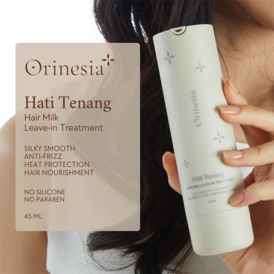 Orinesia Hati Tenang Hair Milk Leave In Treatment 45ml