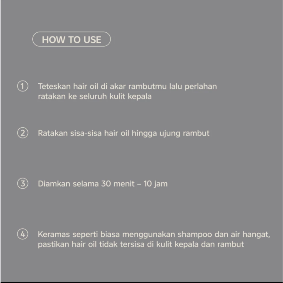 Tumbuh Lab Hair Oil Original New Formula Perawatan Rambut 60ml