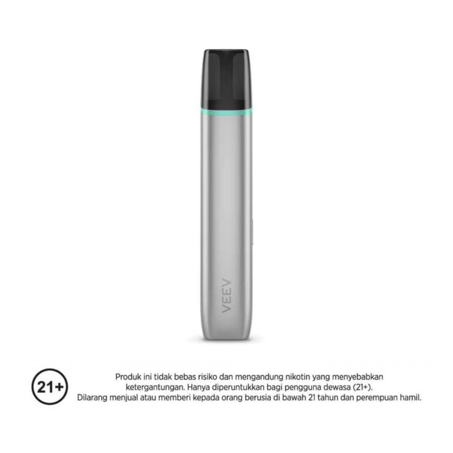 Veev One Elite Silky Silver Device Kit Rokok Elektrik 1pcs