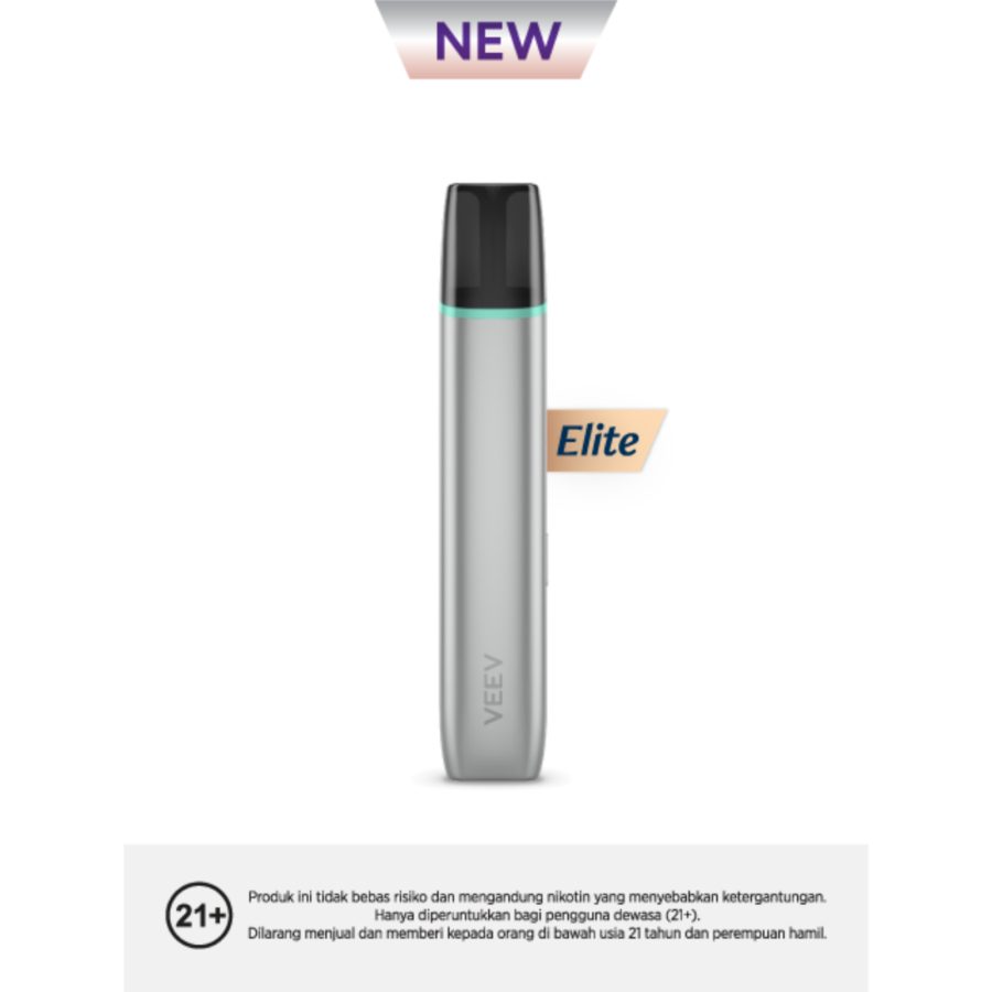 Veev One Elite Silky Silver Device Kit Rokok Elektrik 1pcs