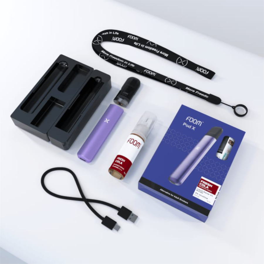 Foom Pod X Wild Purple + Liquid Fresh Cola 1pack