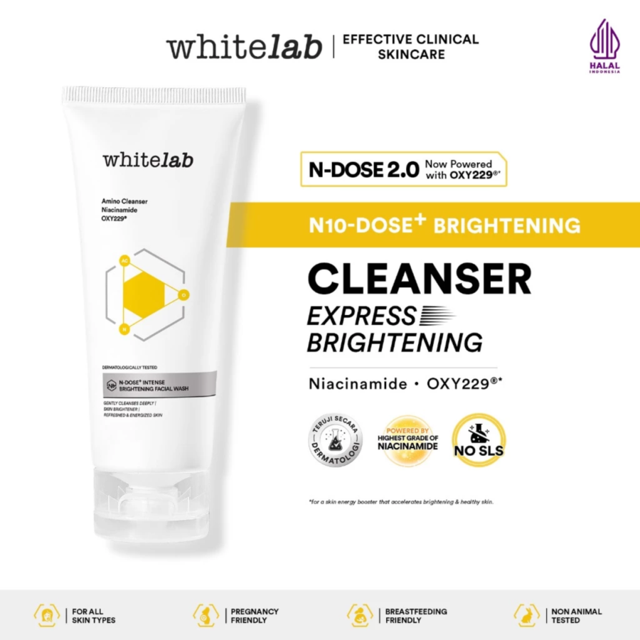Whitelab Brightening Facial Wash 100gram