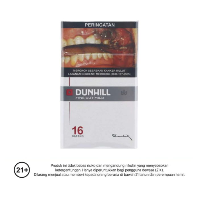 Dunhill Fine Cut Mild White Filter Rokok Batang