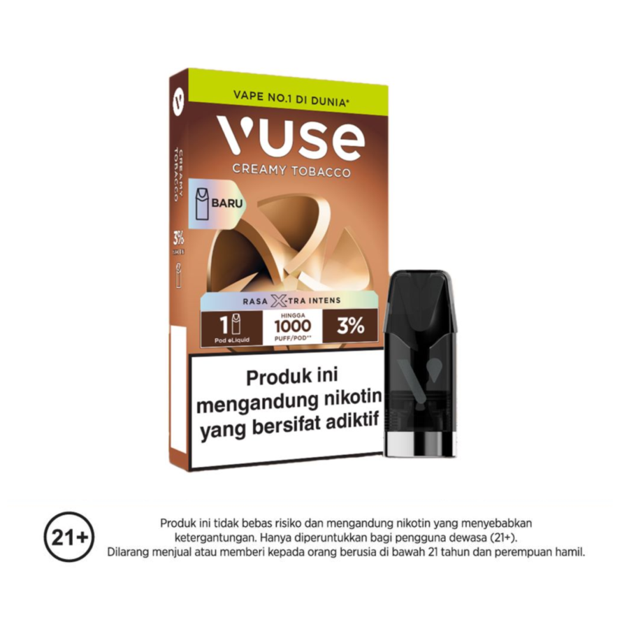 Vuse Pod Extra Intense Creamy Tobacco Rokok Elektrik 1pcs