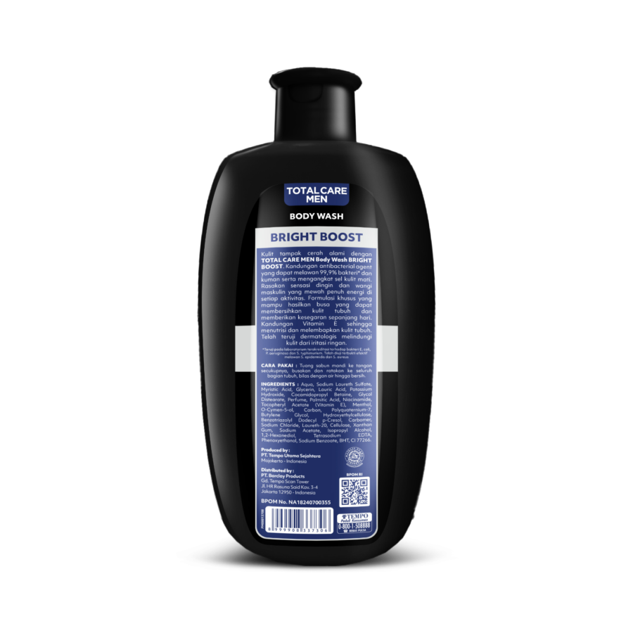 Total Care Men Bright Boost Body Wash 200ml