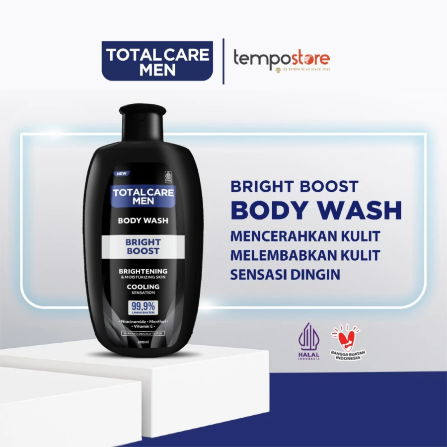 Total Care Men Bright Boost Body Wash 200ml