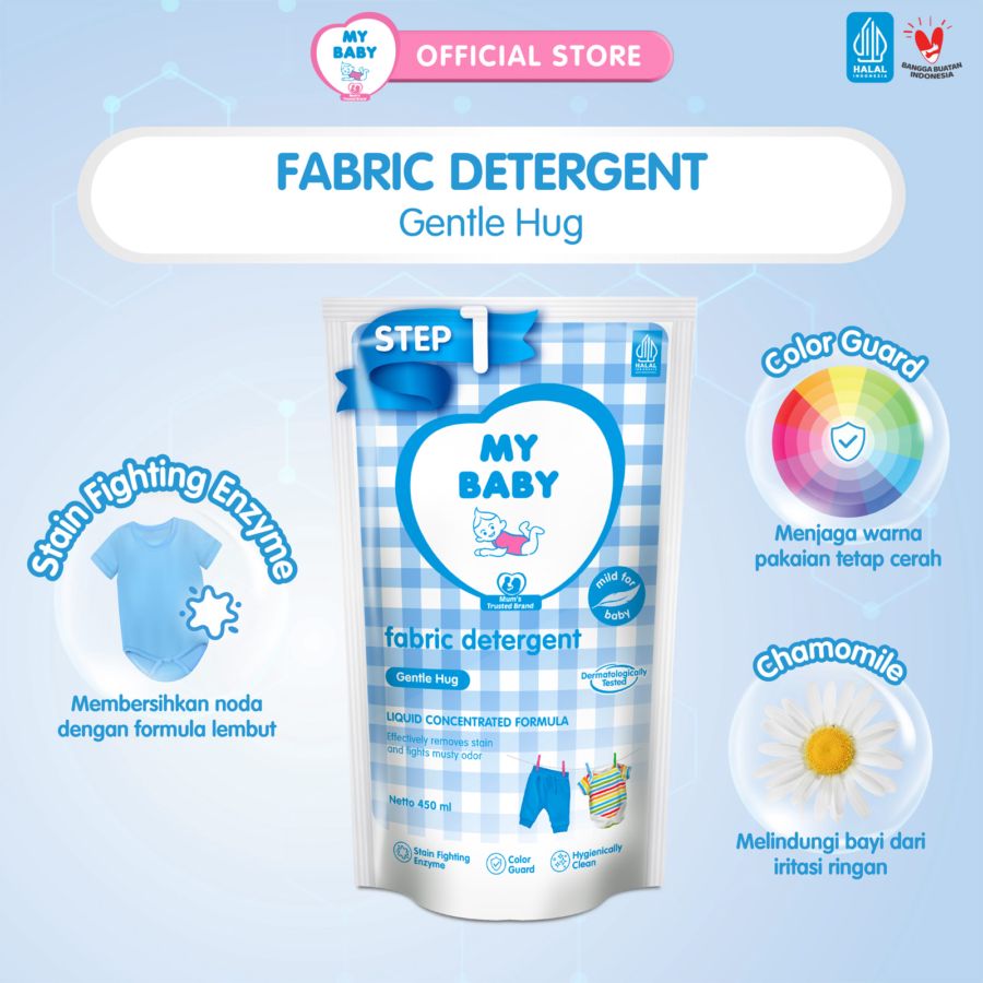 My Baby Gentle Hug Deterjen Cair Refill 450ml