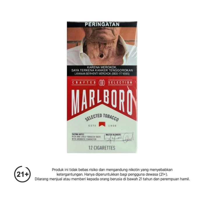Marlboro Crafted Selection Merah Rokok Kretek 12 Stick