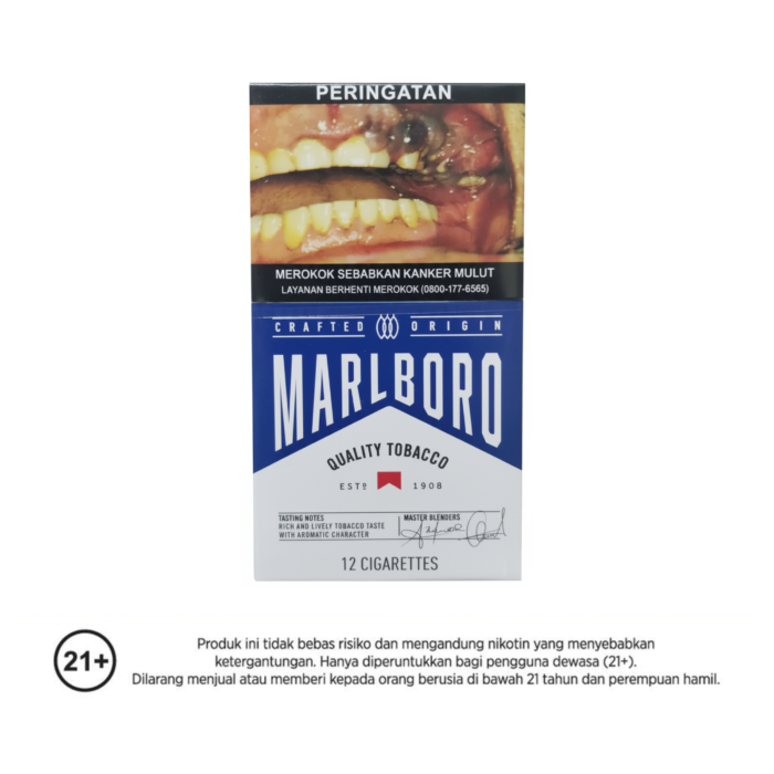 Marlboro Crafted Origin Biru Rokok Kretek 12 Stick