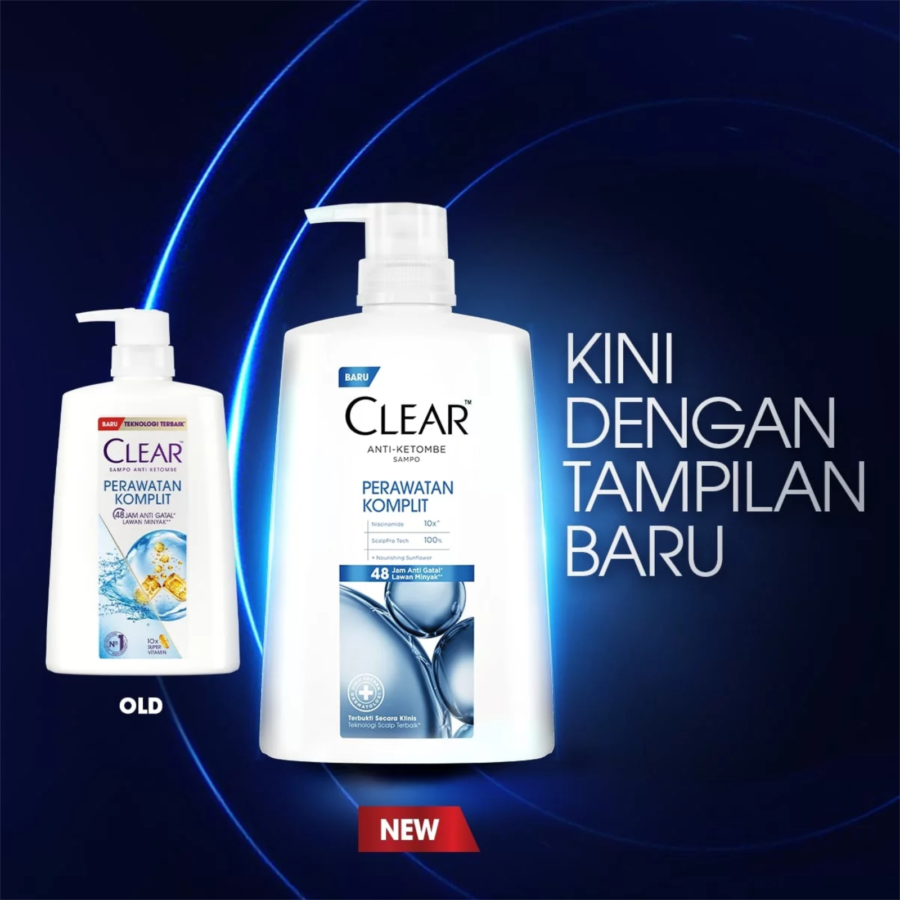 Clear Perawatan Komplit Anti Ketombe Shampoo 1200ml