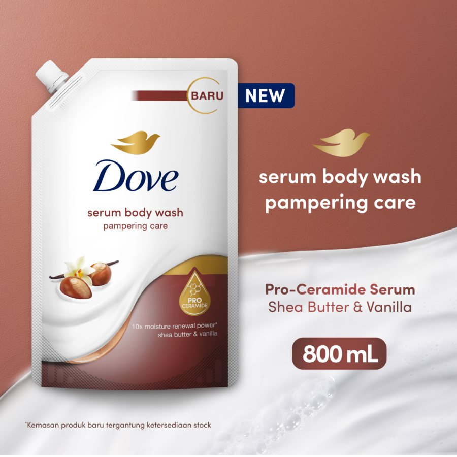 Dove Pampering Care Serum Body Wash 800ml