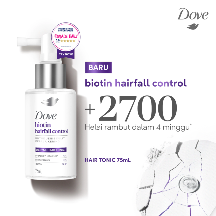 Dove Biotin Hairfall Control Hair Tonic 75ml