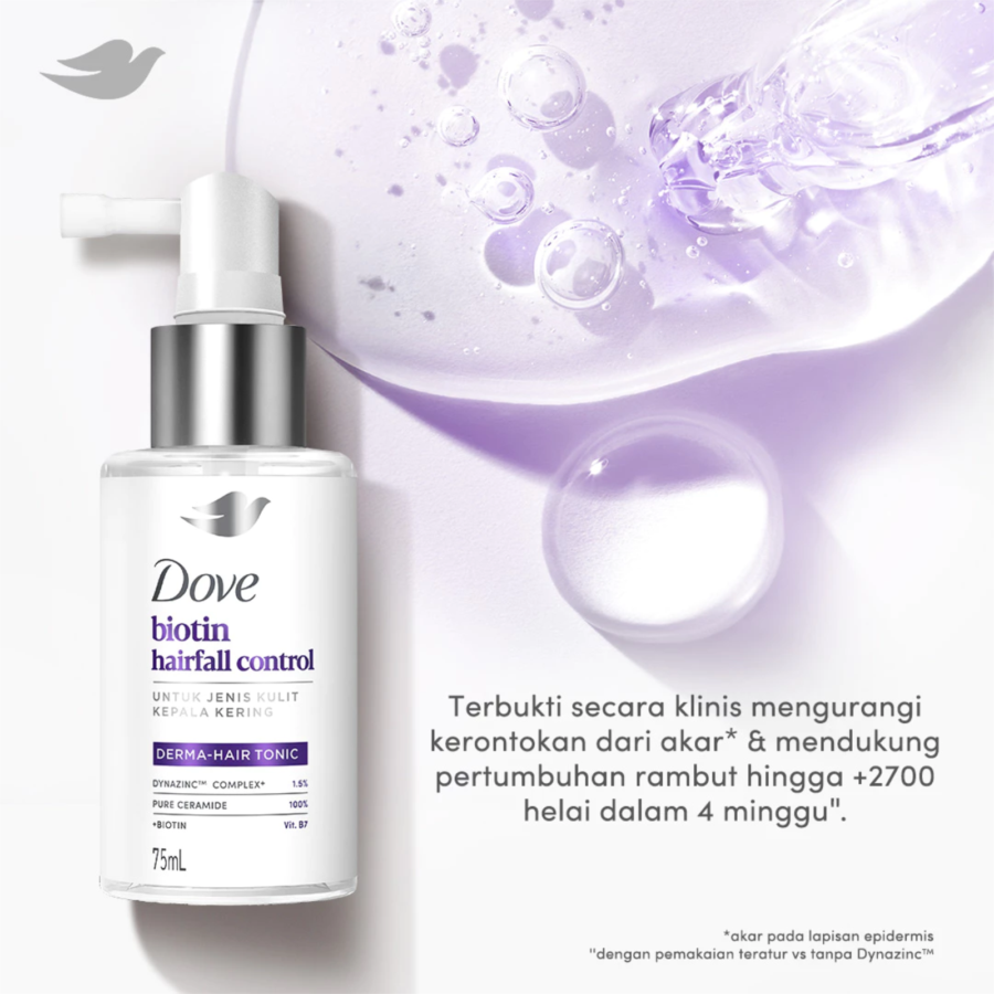 Dove Biotin Hairfall Control Hair Tonic 75ml