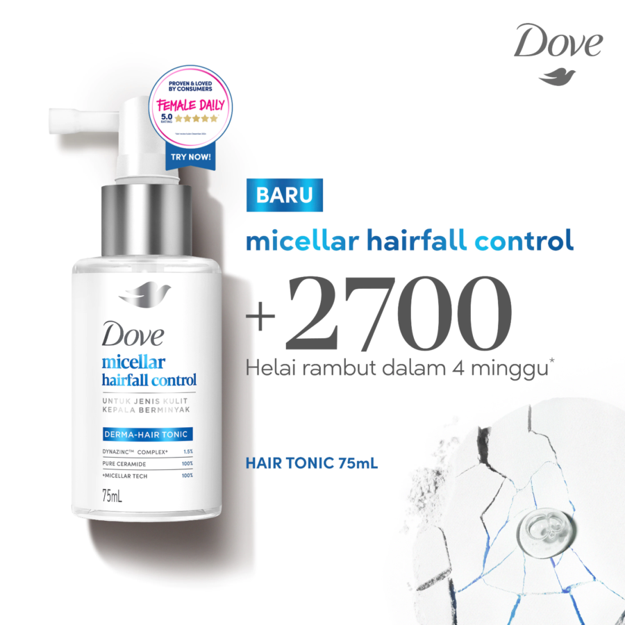 Dove Micellar Hairfall Control Hair Tonic 75ml