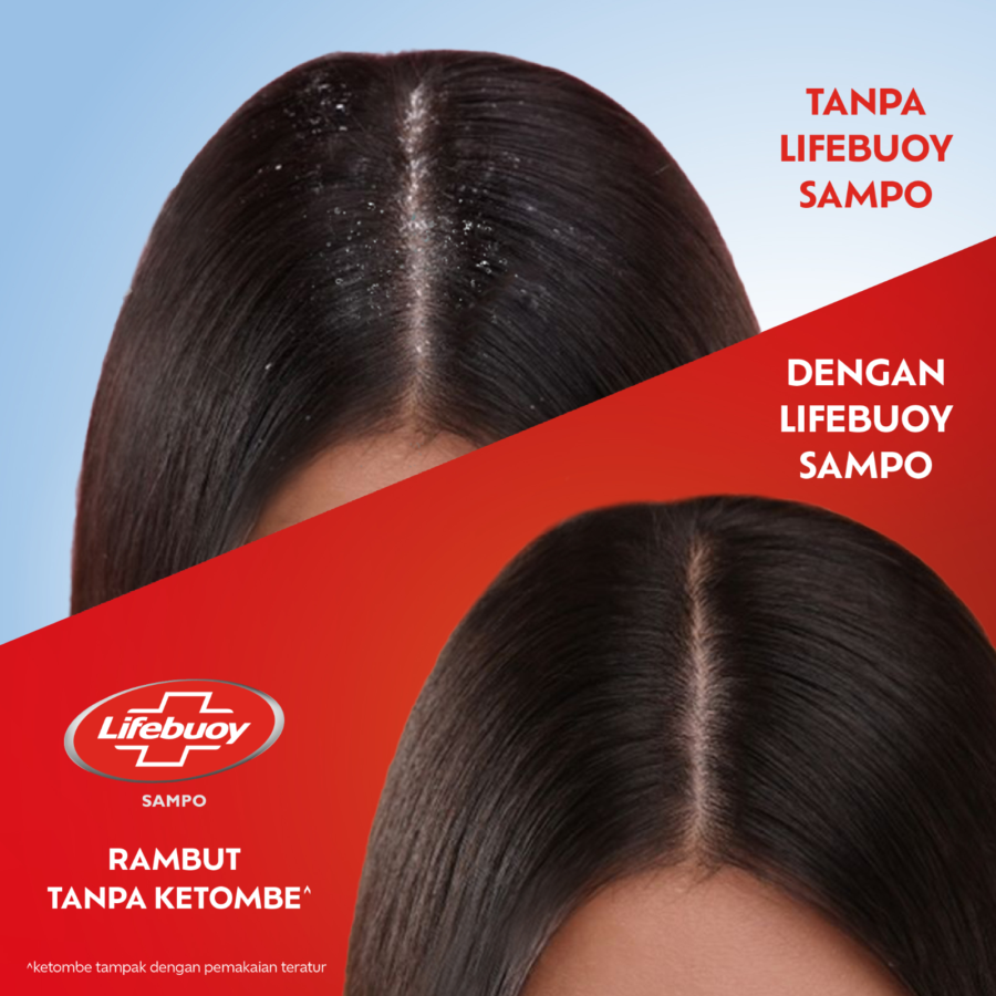 Lifebuoy Menthol Dingin Anti Ketombe Shampoo 680gram