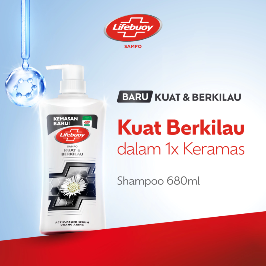 Lifebuoy Kuat & Berkilau Shampoo 680gram