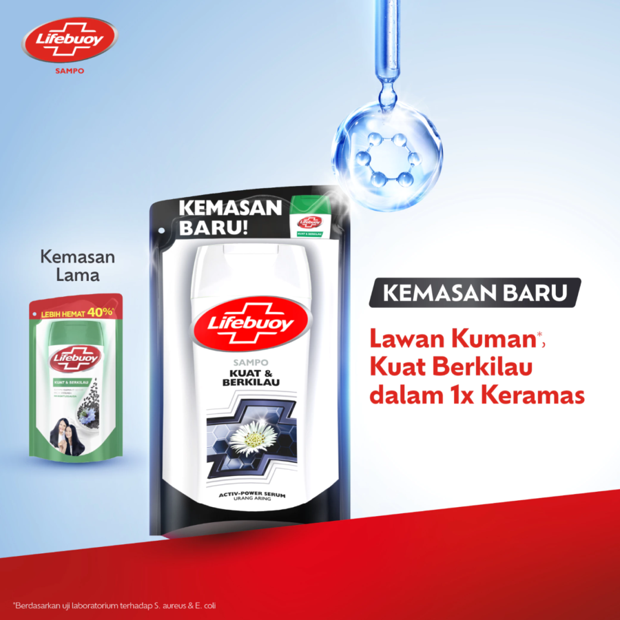 Lifebuoy Kuat & Berkilau Shampoo 900gram