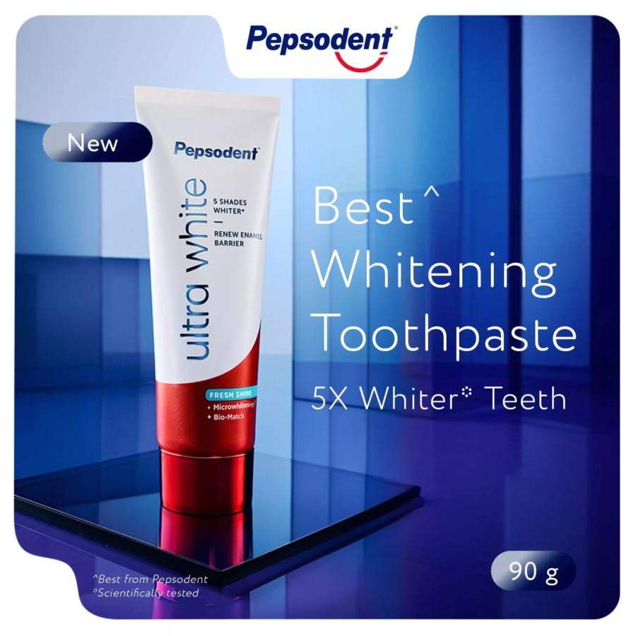 Pepsodent Ultra White Fresh Shine Pasta Gigi 90gram