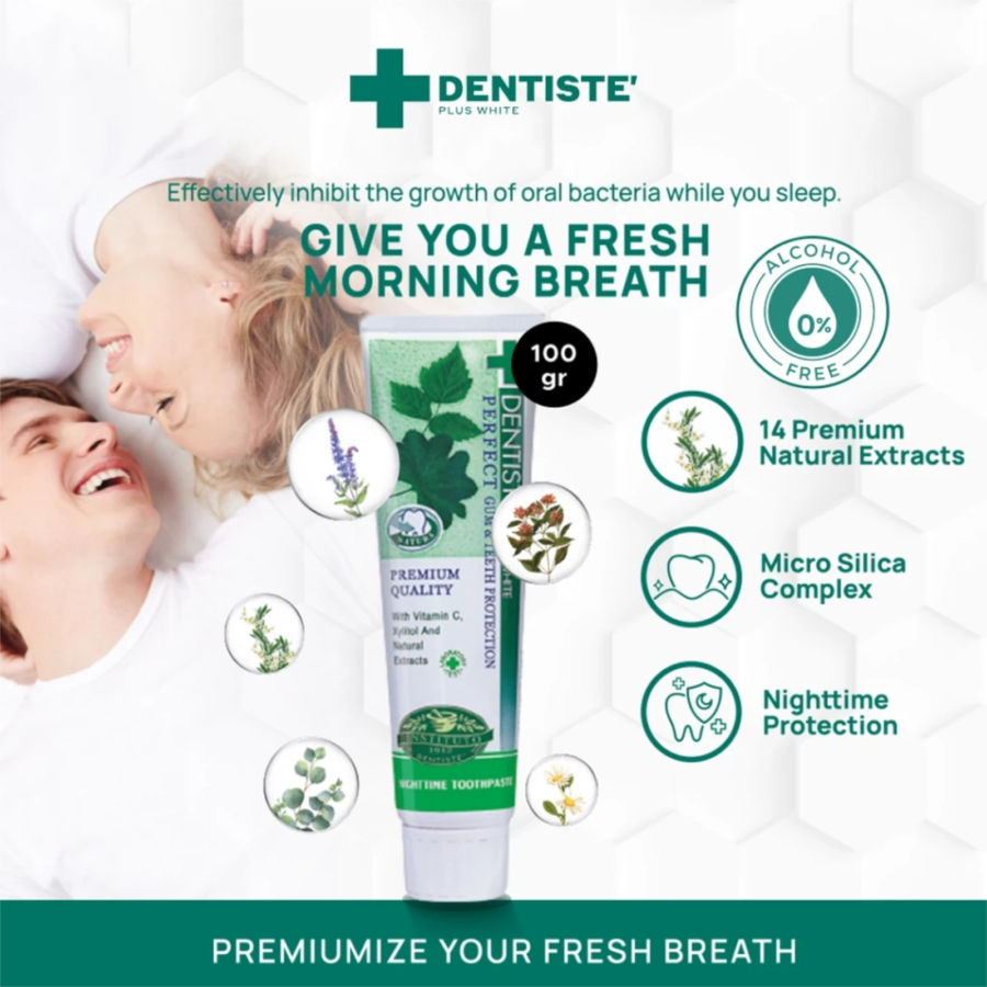 Dentiste Nighttime Herbapeutic Toothpaste 100gram