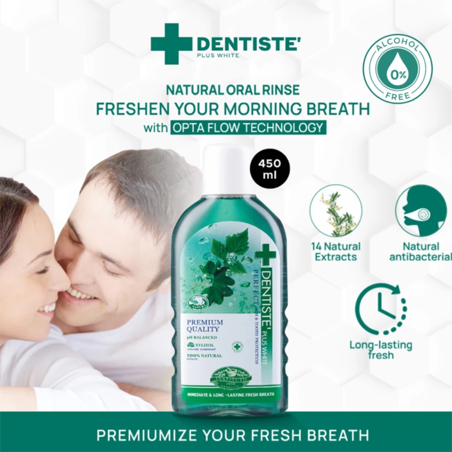 Dentiste Oral Rinse Antiseptic Mouthwash 450ml