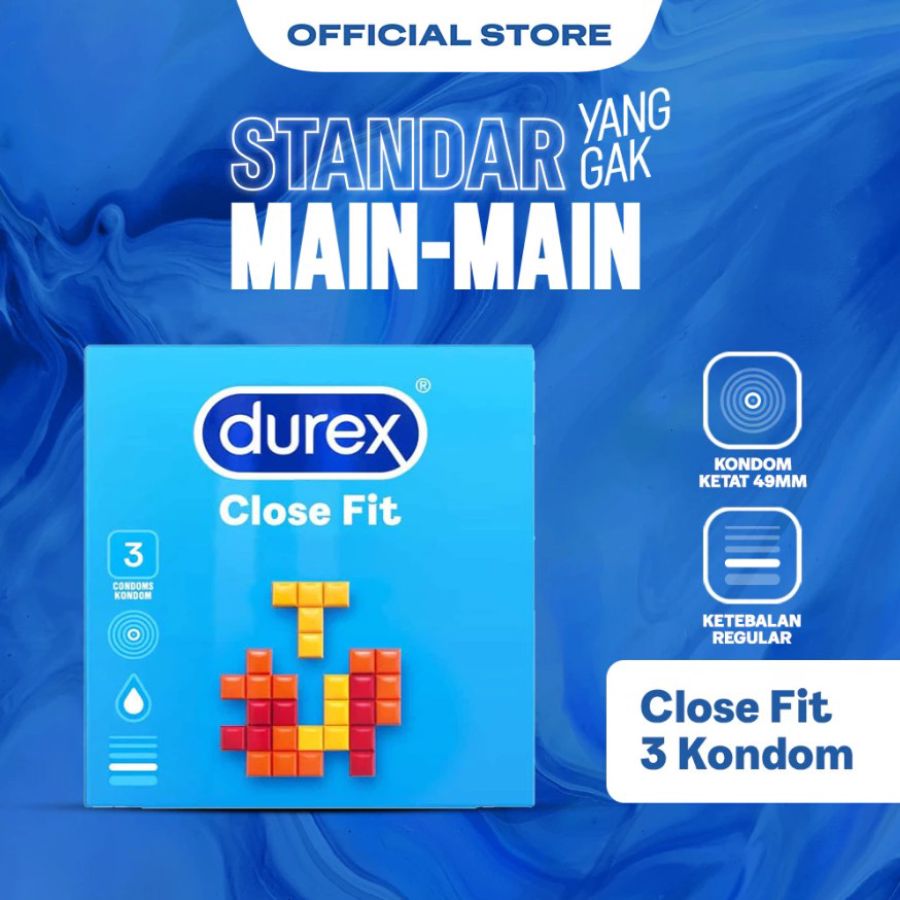 Durex Close Fit Kondom Pria 3sachets