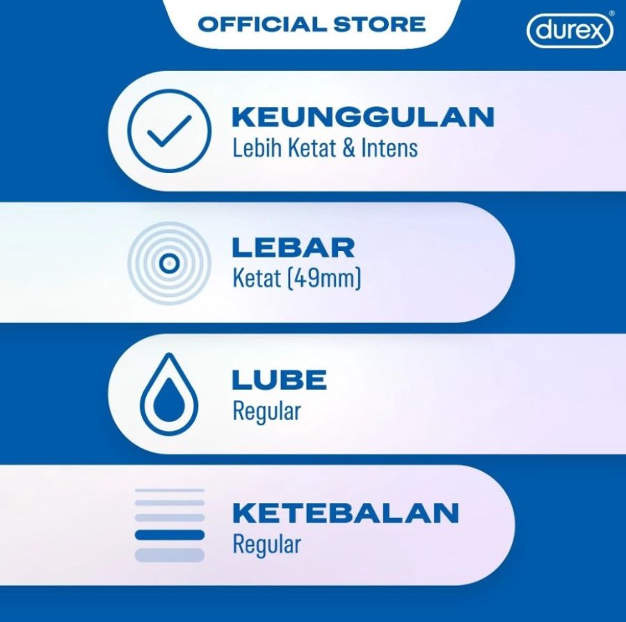 Durex Close Fit Kondom Pria 3sachets